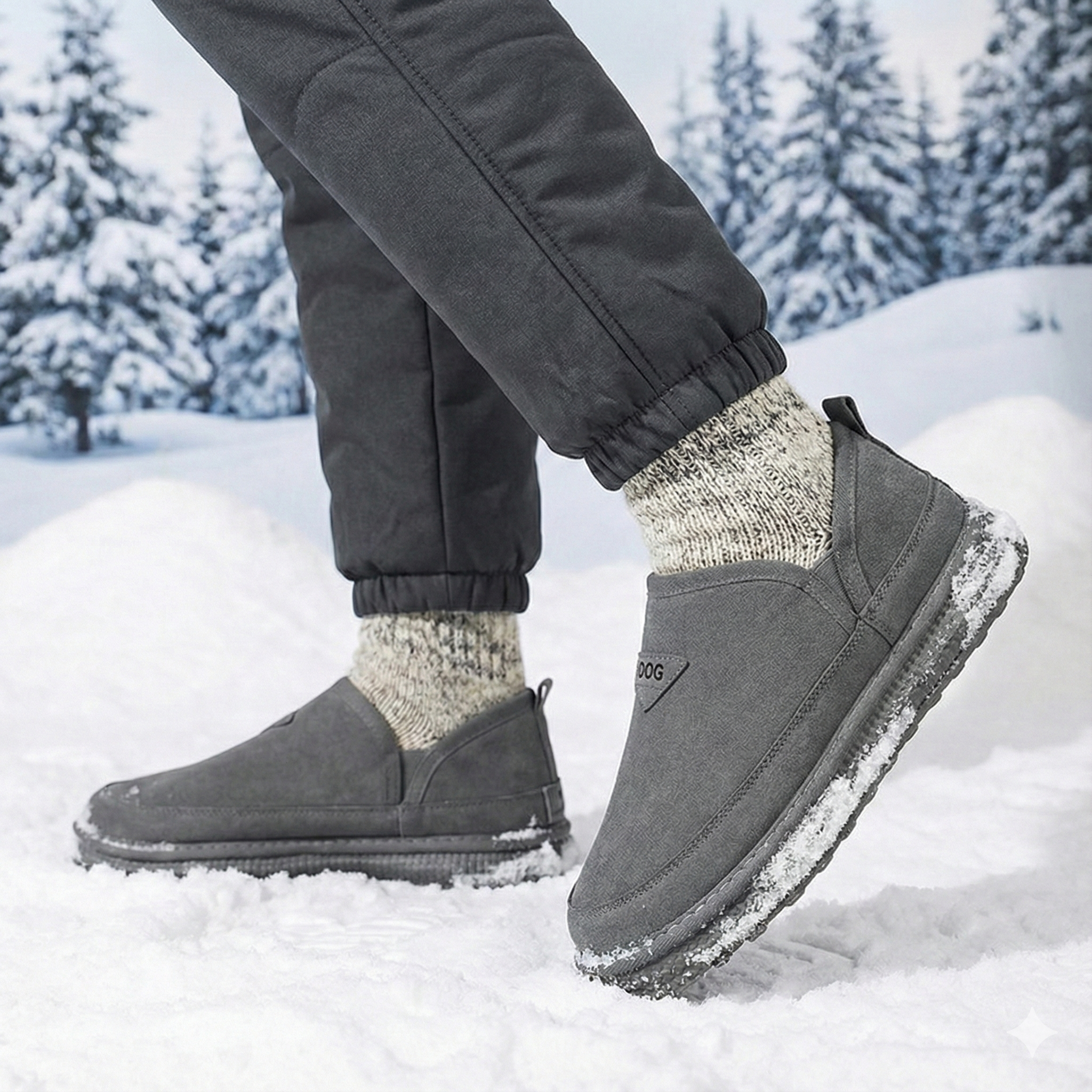 Herren-Winterschuhe mit Thermofleece - Zoryen