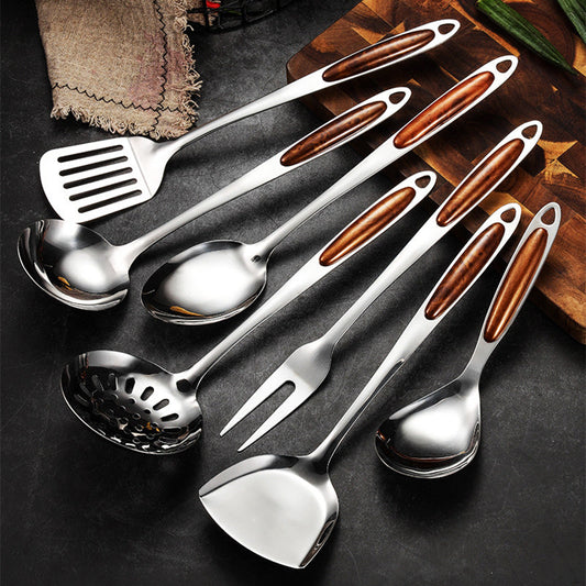 Set d'ustensiles de cuisine en acier inoxydable