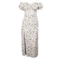 Semana - Robe Maxi à manches bouffantes