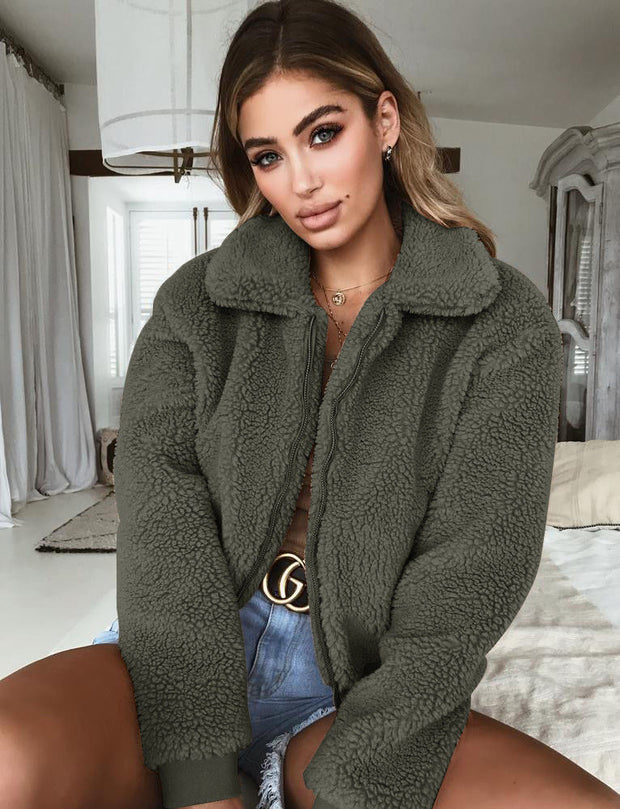 Veste en peluche Fluffy