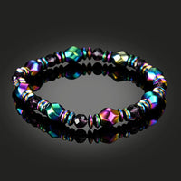 Bracelet perles métalliques énergisantes design magnétique - Eonix