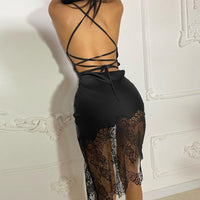 Horiana - Robe d'été en dentelle pour femme