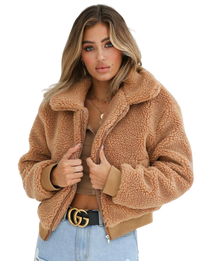Veste en peluche Fluffy