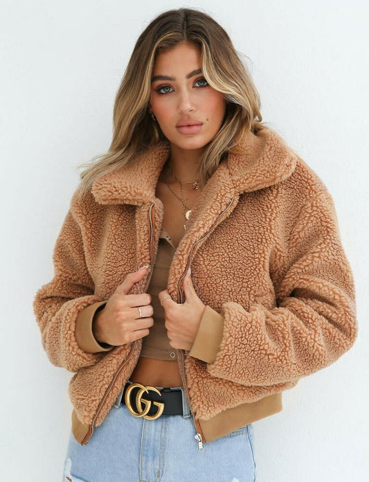 Veste en peluche Fluffy