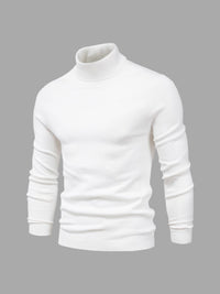 Pull à col roulé pour hommes, lavable