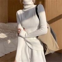 Pulls à col roulé Slim pour femmes