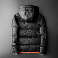 Veste matelassée avec capuche et doublure contrastée - Mark