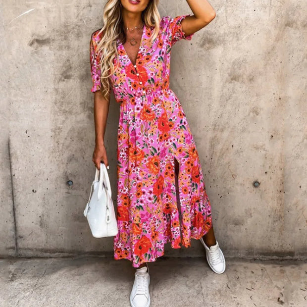 Florance - Maxi dress with V-neckline