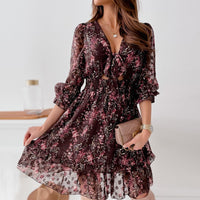 Sylvie - Robe imprimée en mousseline simply