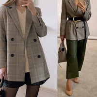 Carinesse - Blazerjacke mit Vintage-Karos Chic und Lässigkeit