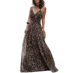 Wikana - Langes Strandkleid aus Chiffon Perla