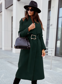 HANNA - Manteau chic avec ceinture