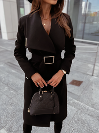 HANNA - Manteau chic avec ceinture