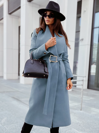 HANNA - Manteau chic avec ceinture