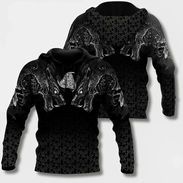 HAYES - Sweat à capuche viking