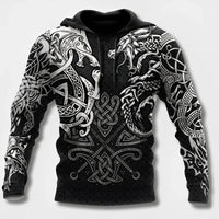 HAYES - Sweat à capuche viking