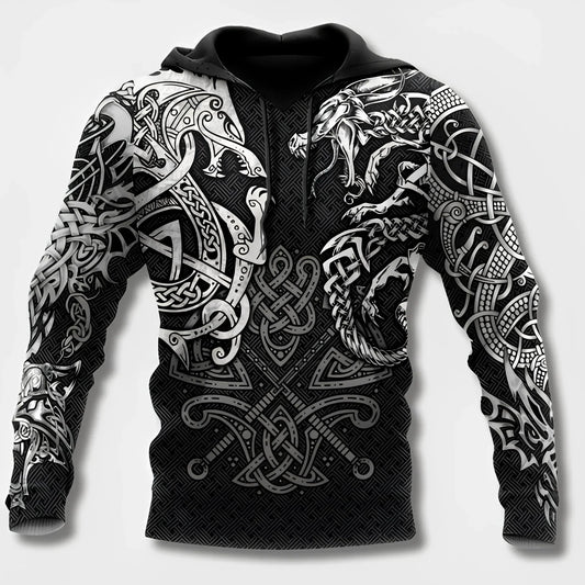 HAYES - Sweat à capuche viking
