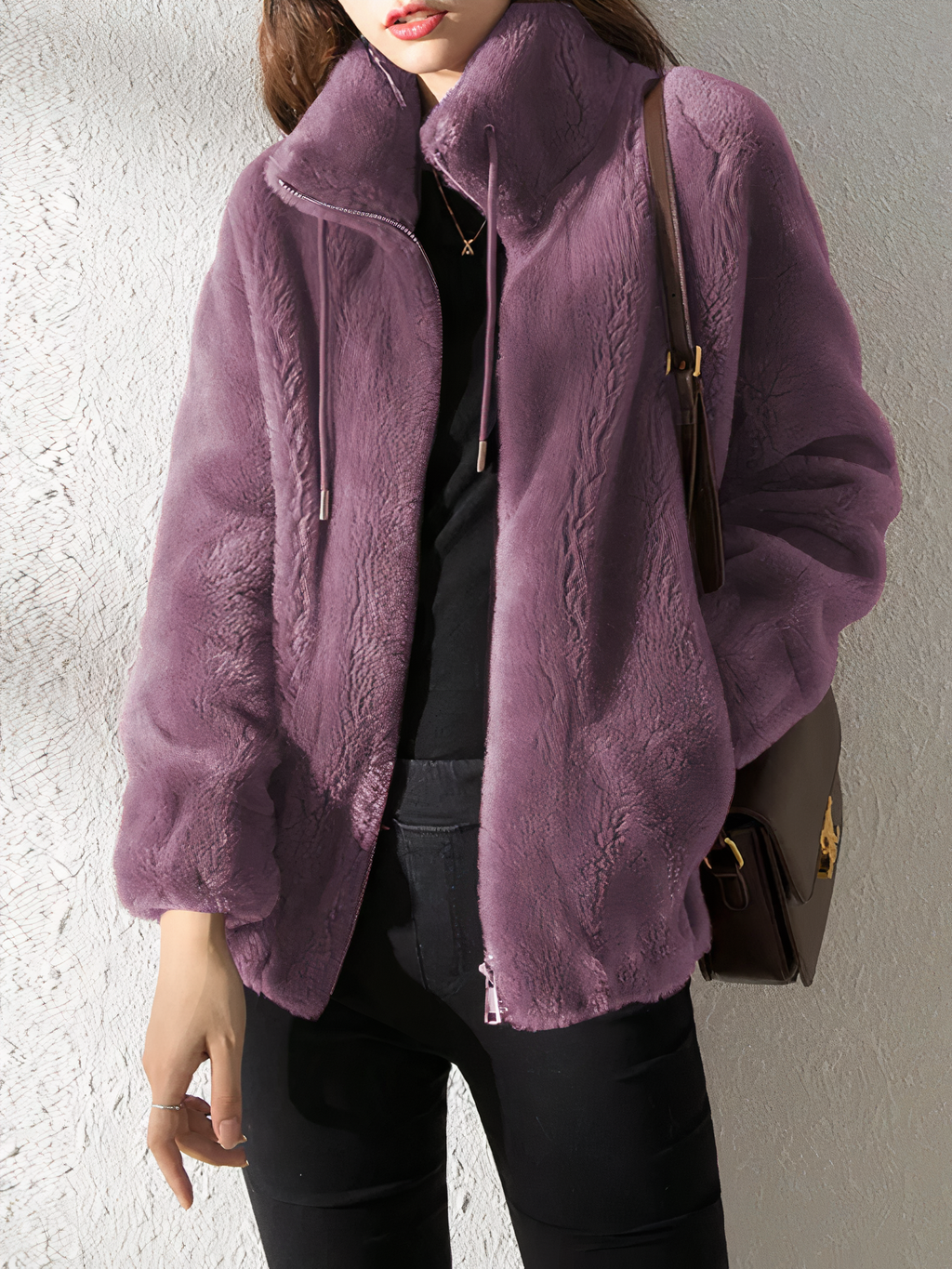 HELEN - Luxuriöse Plüschjacke