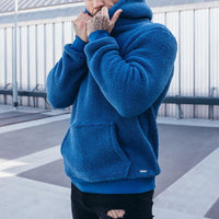 Sweat à capuche en peluche de luxe pour hommes