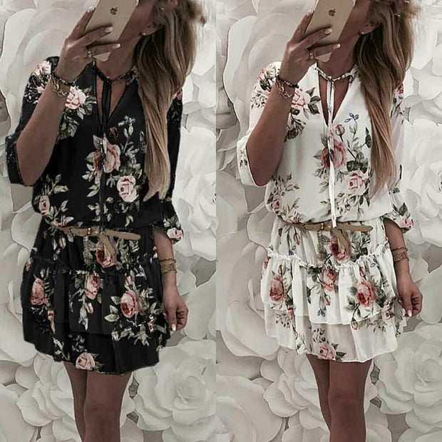 Fleuril - Robe Vintage Imprimé Floral