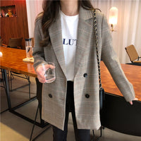Carinesse - Blazerjacke mit Vintage-Karos Chic und Lässigkeit