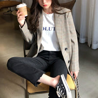 Carinesse - Blazerjacke mit Vintage-Karos Chic und Lässigkeit