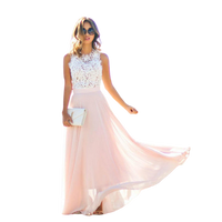 ADELINE - ROBE BUSTIER DENTELLE ET VOILE