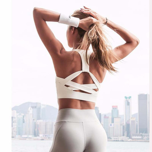 Top sportif avec lacets tendance dans le dos - Aloisia Sport Top