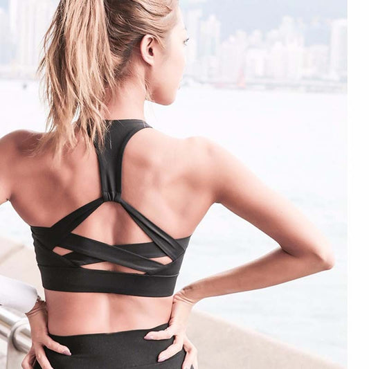 Top sportif avec lacets tendance dans le dos - Aloisia Sport Top