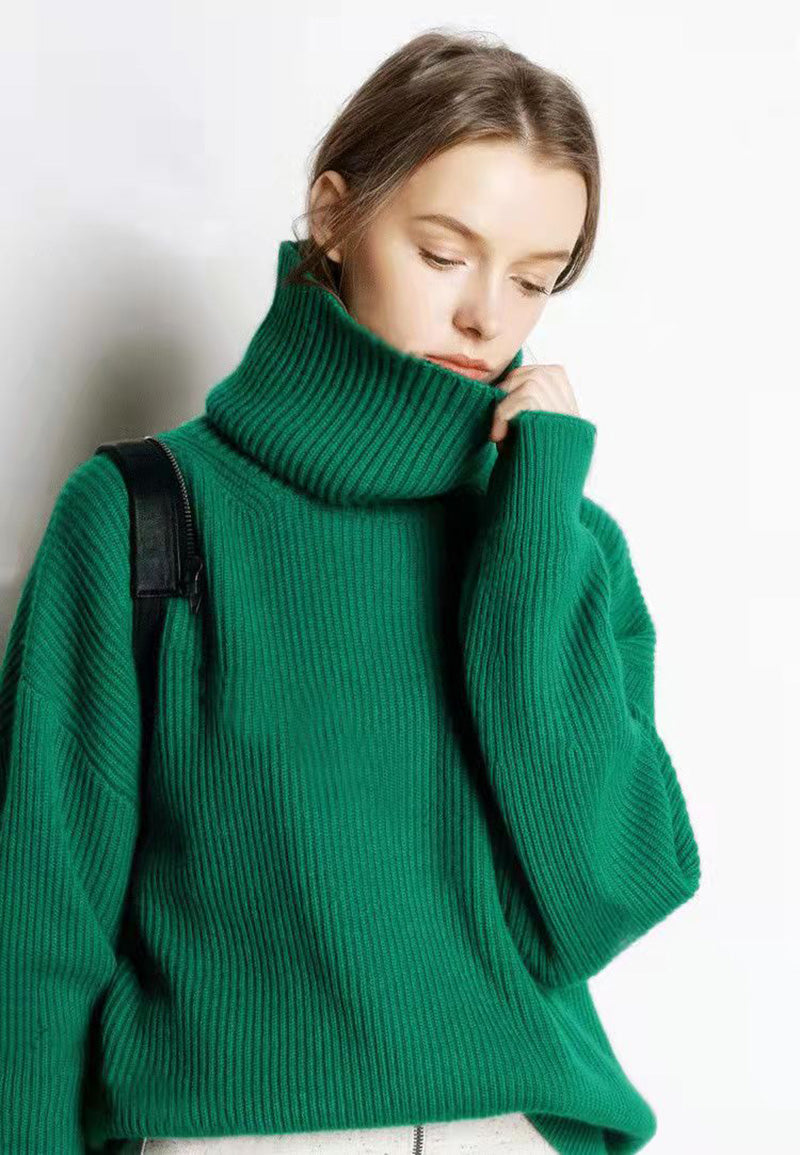 Claudine - Lockerer und lässiger Rollkragenpullover