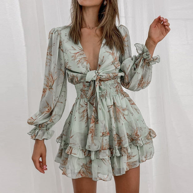 Sylvie - Robe imprimée en mousseline simply