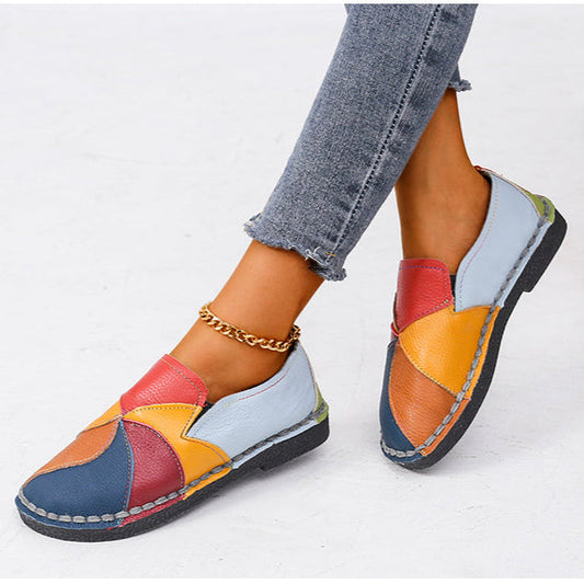 Salma - Chaussures orthopédiques colorées à talon pour femmes