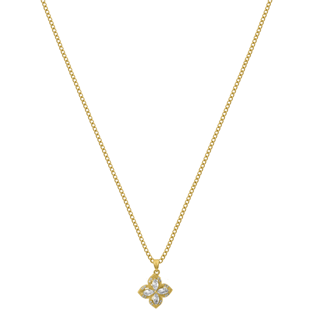 Chaîne Rotating Flower plaquée or 18 carats