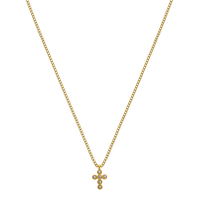 Mini Cross 14K plaqué or