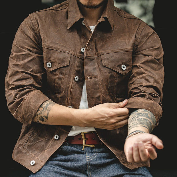 Jim Lean Veste rétro