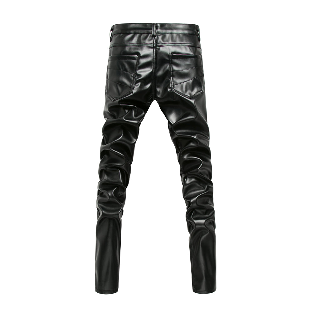 Slim Fit-Hose mit Ledereffekt für Herren - Lurien