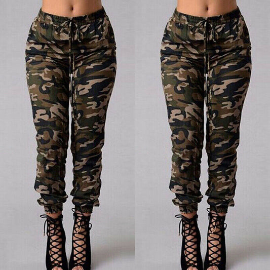 Pantalon Serafina - Pantalon confortable pour femme avec motif camouflage - décontracté et à la mode