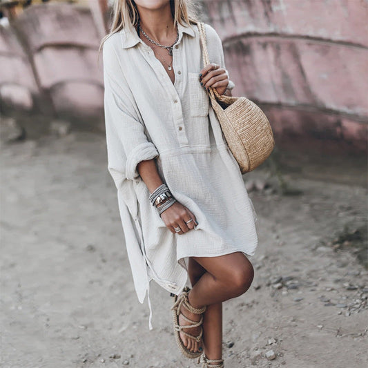 Anise- Robe longueur genou