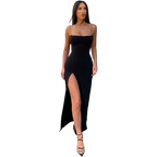 Diana - Geschlitztes langes Kleid