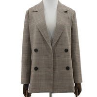 Carinesse - Blazerjacke mit Vintage-Karos Chic und Lässigkeit