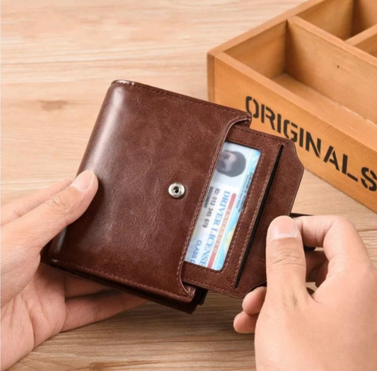 Porte-monnaie antivol pour homme avec protection RFID