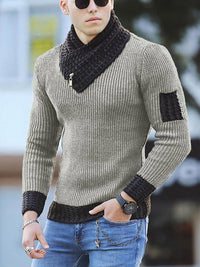 LAWRENCE - Pull vintage tricoté pour homme