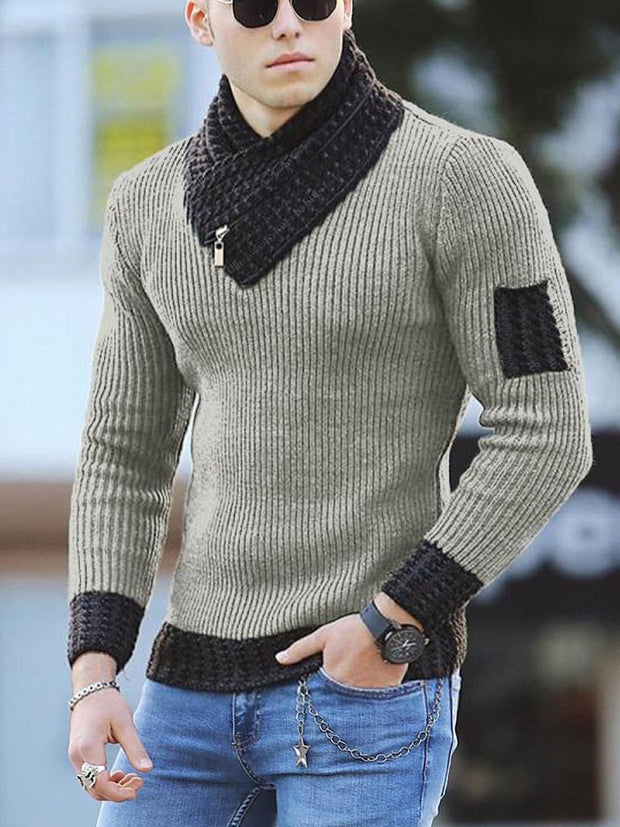 LAWRENCE - Pull vintage tricoté pour homme