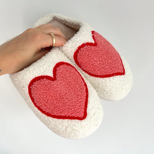Chaussons de femme avec des cœurs - Valery