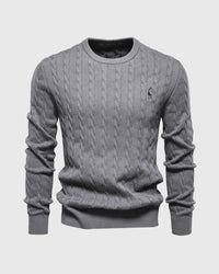 Geflochtener Strickpullover für Männer - Lioren