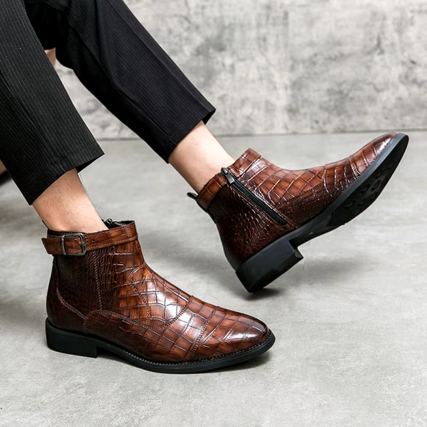 Chelsea Boots élégantes en cuir pour hommes