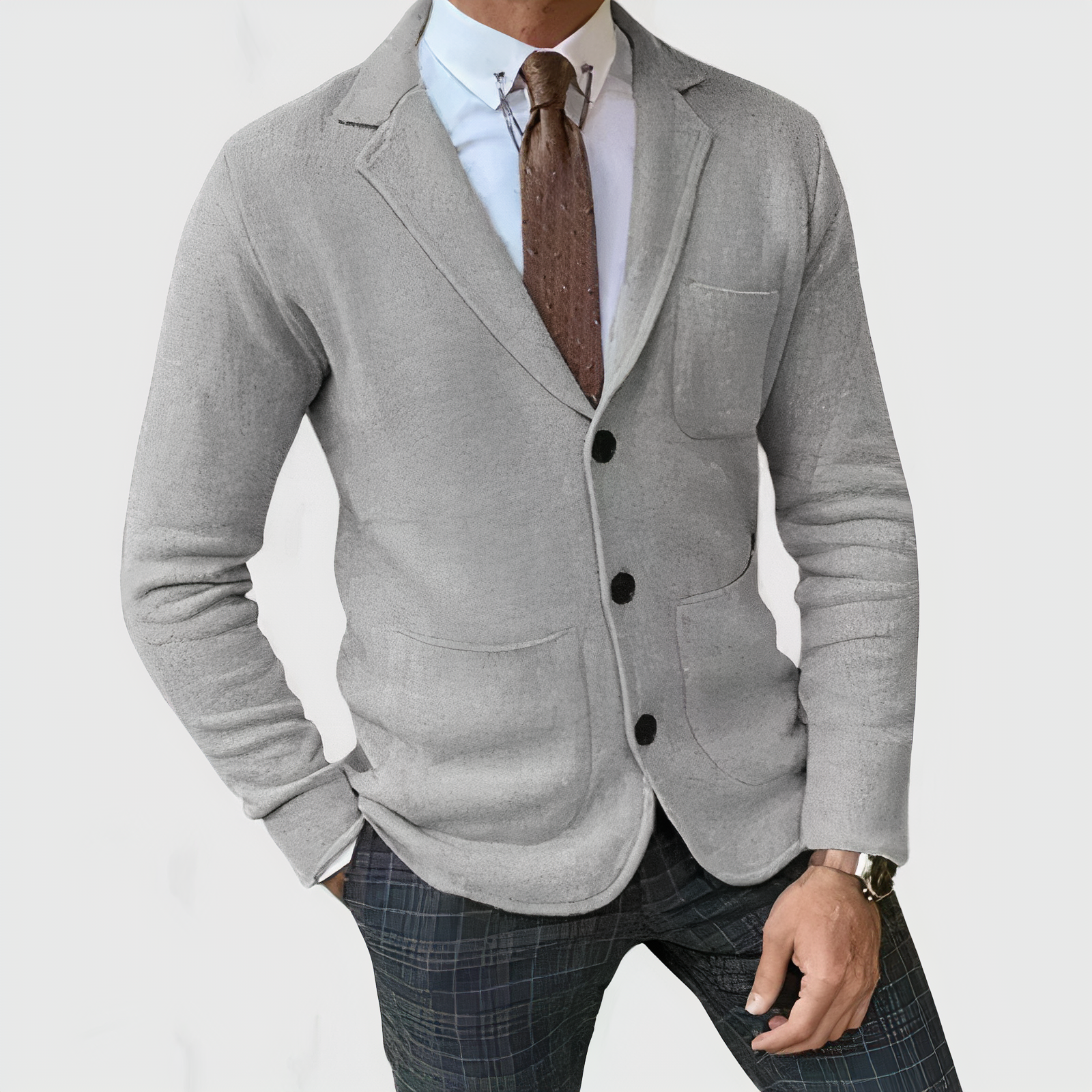 Javier  - Blazer aus Wolle für Männer