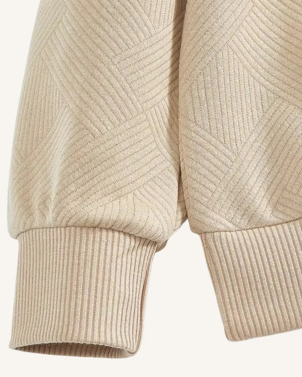 Pull pour homme à col polo et fermeture éclair - Gauthier