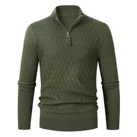 Strickpullover mit halbem Reißverschluss – Nivard