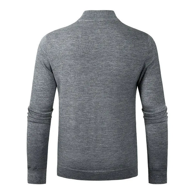 Strickpullover mit halbem Reißverschluss – Nivard
